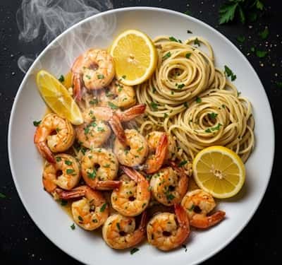 Classic Shrimp Scampi - completed
