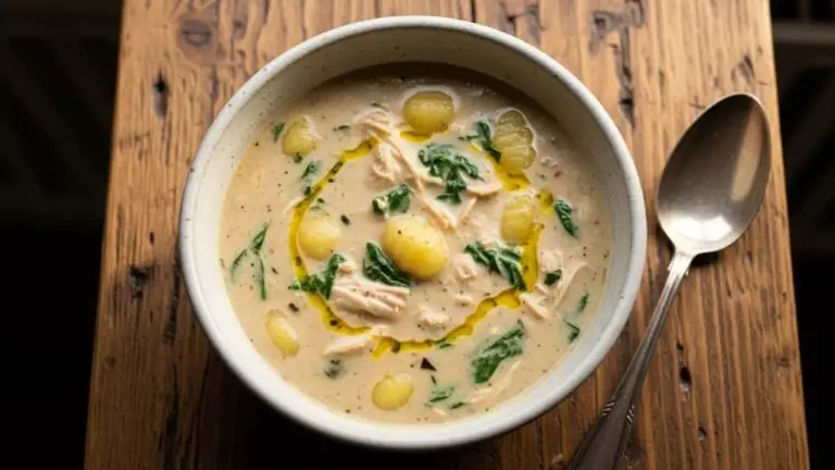 Crockpot Chicken Gnocchi Soup (Olive Garden Style) - featured