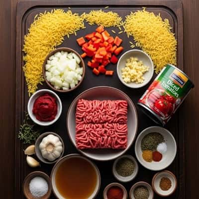 Ground Beef Orzo Beats Every Other Version - Ingredients