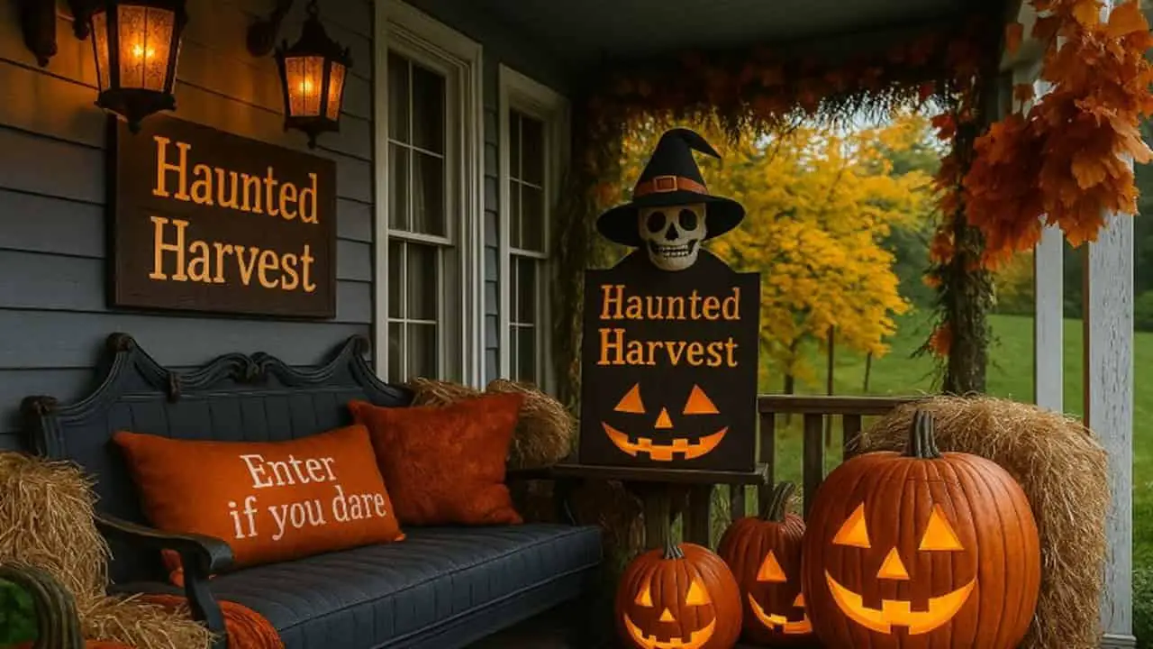 Halloween Porch Decorations - featured
