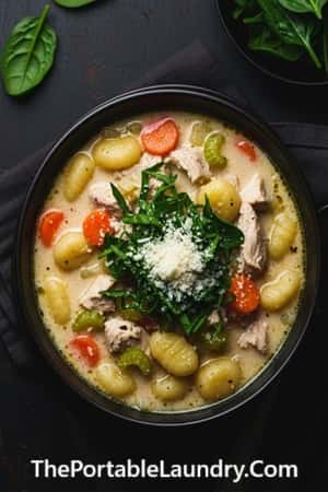 Instant Pot Chicken Gnocchi Soup in 30 Minutes - completed