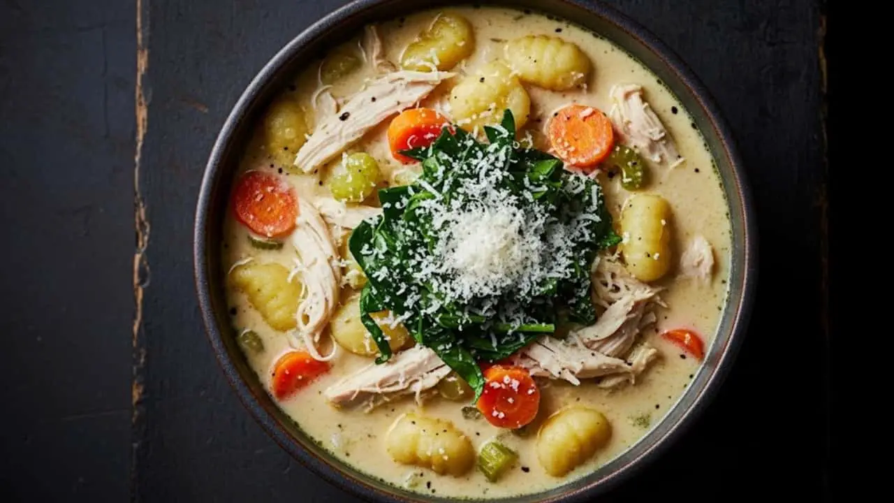 Instant Pot Chicken Gnocchi Soup in 30 Minutes - featured