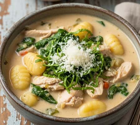 Instant Pot Chicken Gnocchi Soup
