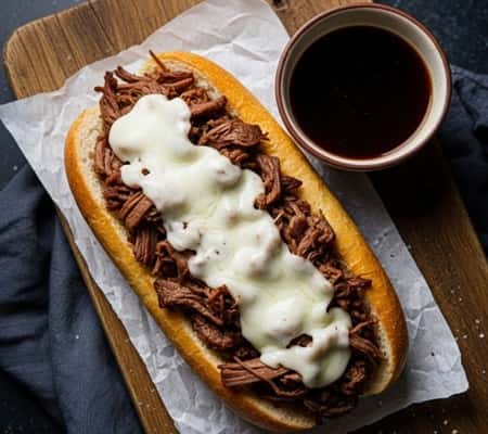 Italian Beef Roast Crockpot Recipe - completed