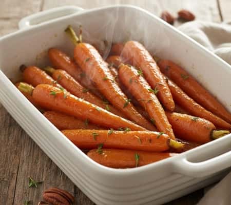 1. Bourbon-Glazed Carrots with Thyme