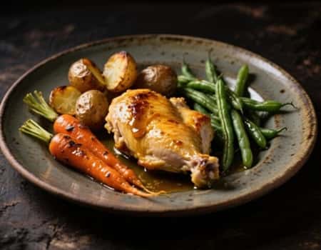 1. One-Pan Garlic Butter Chicken with Veggies