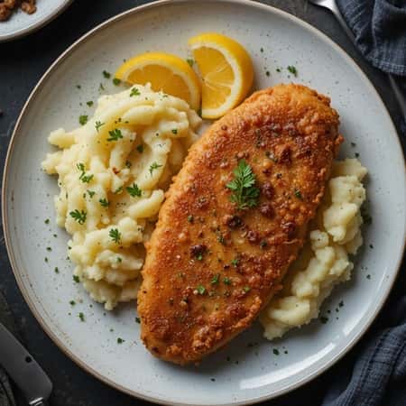 11. Crispy Oven-Baked Chicken Schnitzel