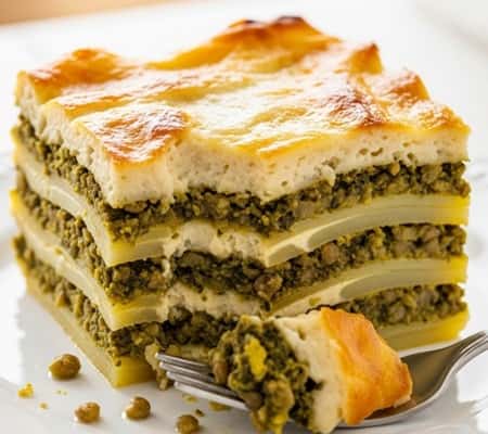 13. Greek-Style Lentil and Spinach Moussaka