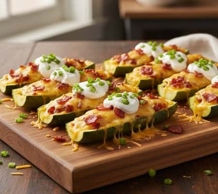 2. Loaded Zucchini Potato Skins