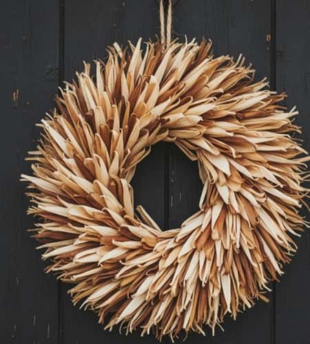 3. Corn Husk Wreath