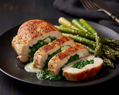 4. Creamy Spinach Stuffed Chicken