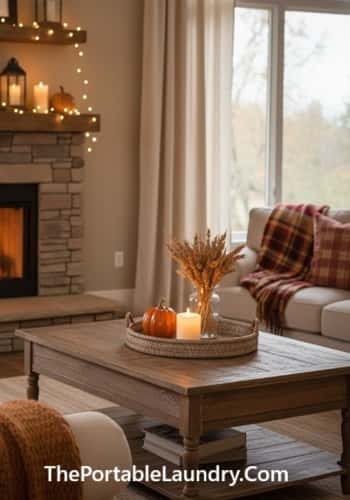 4. Fall Coffee Table Styling