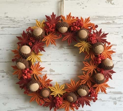 4. Quilled Autumn Wreath