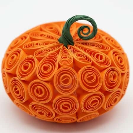 5. Quilled Paper Pumpkin