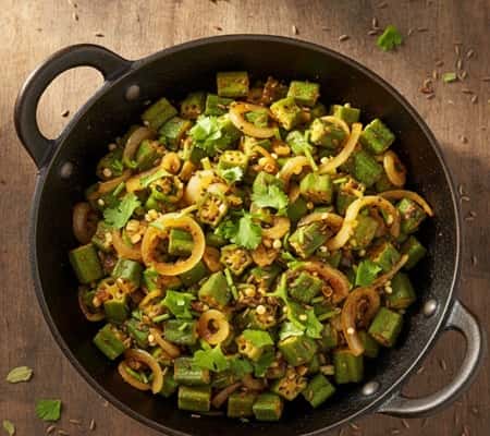 6. Bhindi Do Pyaza - The Okra Revelation