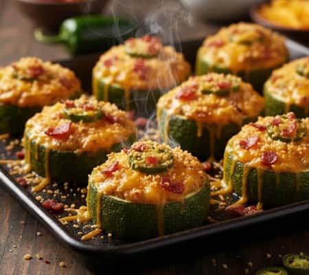 6. Jalapeno Popper Zucchini Cups