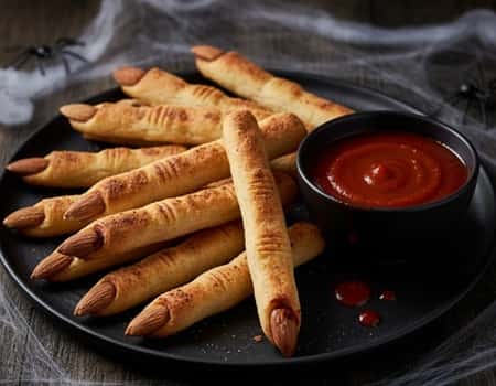6. Witch’s Finger Breadsticks