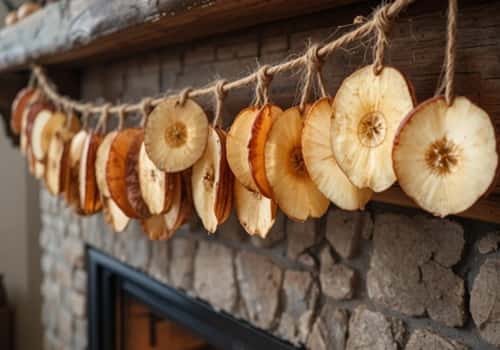 8. Dried Apple Slice Garland