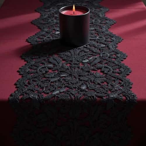 8. The Unexpected Black Lace Overlay