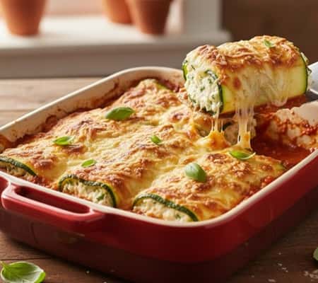 9. Italian Sausage Zucchini Lasagna Rolls