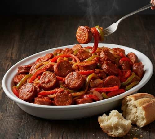 9. Italian Sausage and Peppers (The Grown-Up Version)