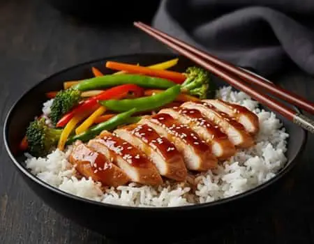 9. Teriyaki Chicken with Stir-Fry Veggies