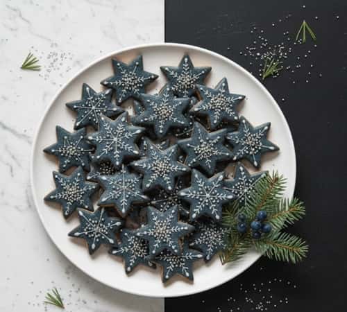 Christmas Sugar Cookies - served