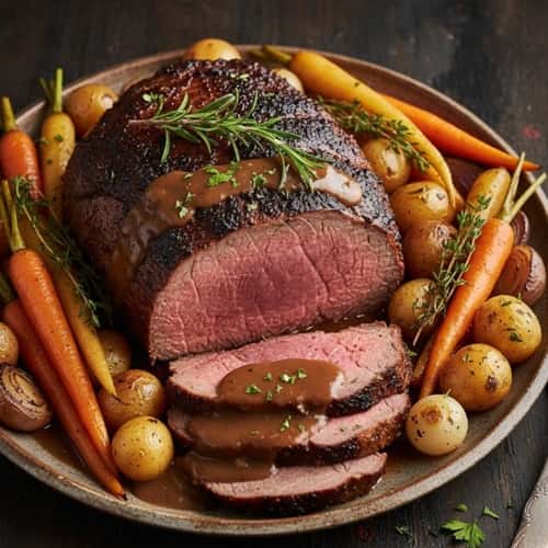 Instructions To Make Cream of Mushroom Beef Roast Crockpot
