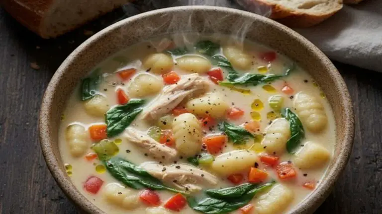 Rotisserie Chicken Gnocchi Soup Recipe - featured