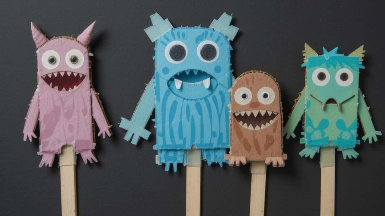 Spooky Halloween Crafts for Elementary Kids - featured