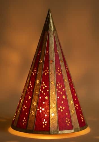 1. Classic Paper Cone Lanterns