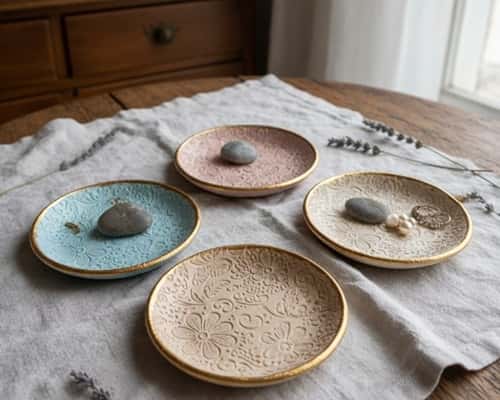 1. Textured Trinket Dishes