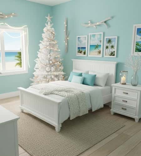 10. Coastal Christmas Beach House