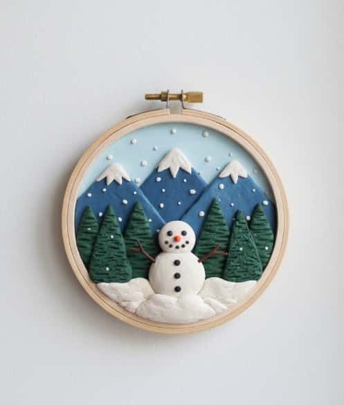 10. Layered Snow Globe Dioramas