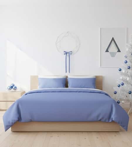 10. Periwinkle Modern Minimalist Christmas