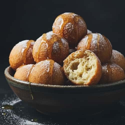 10. Ricotta Zeppole with Honey Drizzle