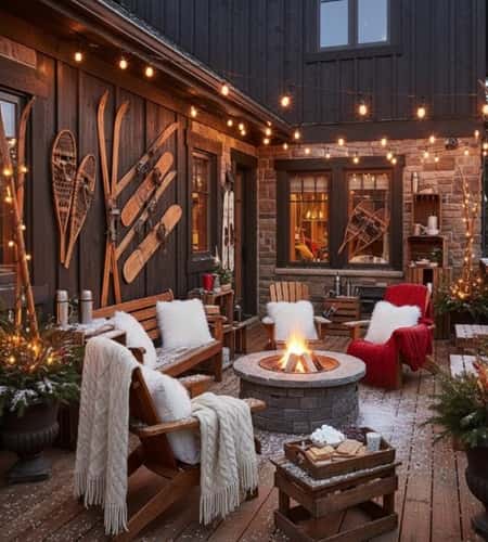 10. The Winter Sports Chalet Theme