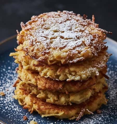 2. Latke-Style Apple Fritters