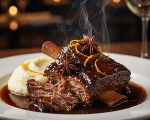 2. Sparkling Cider Braised Short Ribs