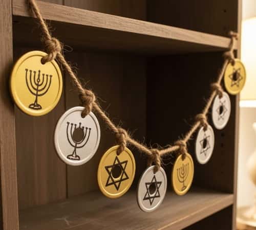 3. Gelt Coin Garland With Actual Weight