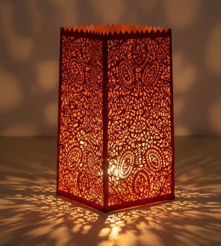 4. Cutwork Paper Bag Lanterns