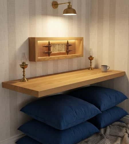 4. Floating Torah Scroll Reading Nook