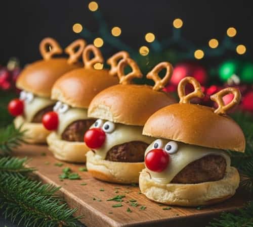 4. Reindeer Meatball Sliders