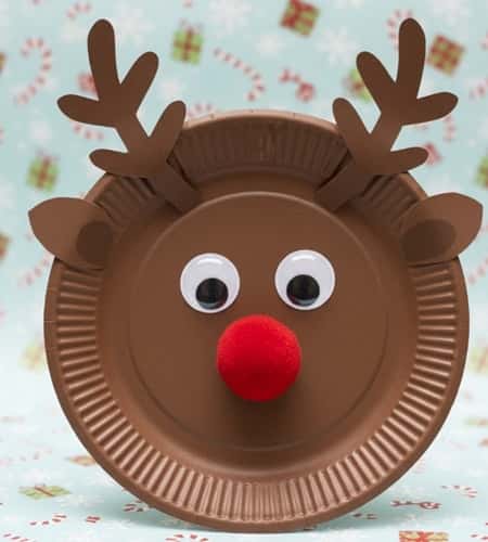 4. Rudolph Reindeer Plate