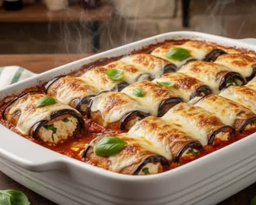 5. Eggplant Rollatini with Ricotta and Herbs