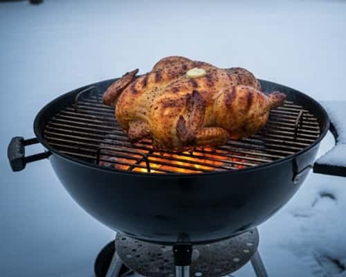 5. Grilled Whole Chicken with Spiced Butter Injection