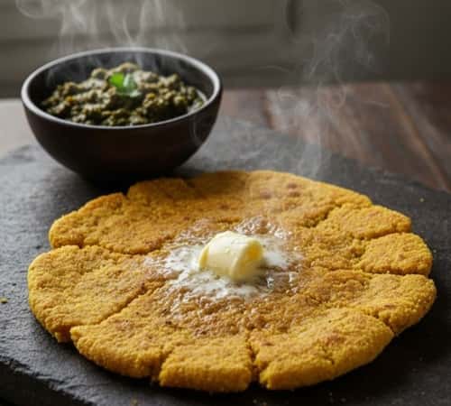 5. Makki di Roti with Jaggery