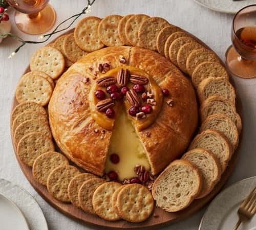 5. Pumpkin Cranberry Baked Brie