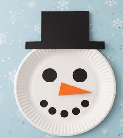 5. Snowman Face Plate