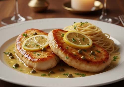 6. Champagne Chicken Piccata